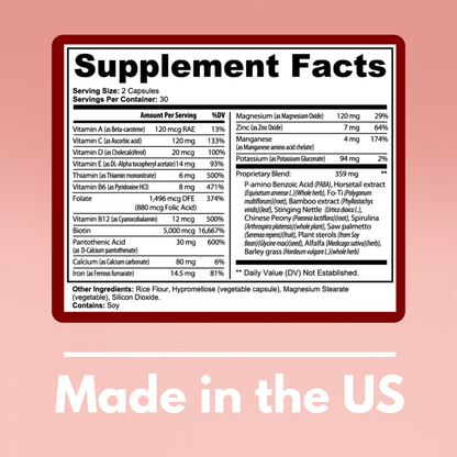 StayVytal Hair, Skin & Nails Essentials